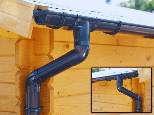 The benefits of adding guttering to your log cabin