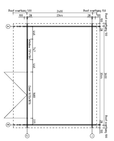 Pent Studio - 28mm - 8ft x 12ft
