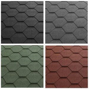 Choosing the Right Roof Covering for Your Log Cabin - Bitumen Hexagonal Roof Shingles