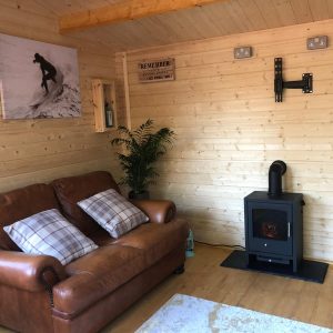 log cabin plans with garage